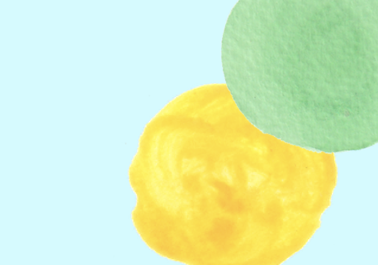 Different coloured shapes on paper