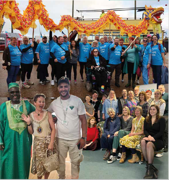 HVA annual report cover showing communities